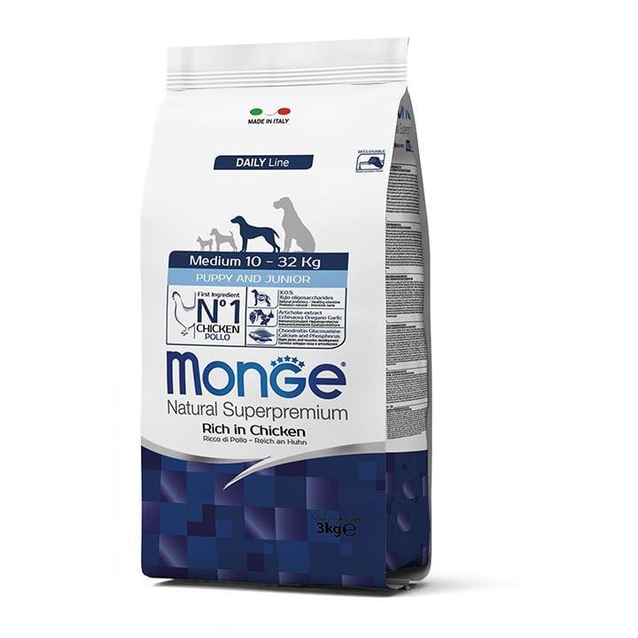 Сухой корм Monge Medium Adult для взрослых собак средних пород (курица) 3 кг
Сухой корм Monge Medium Adult для взрослых собак средних пород (курица) 3 кг