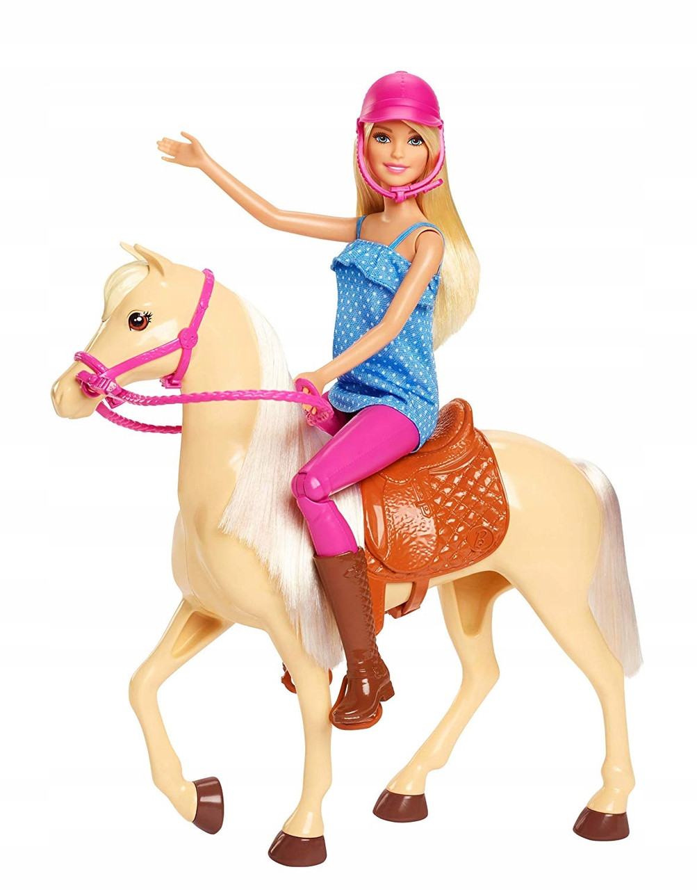 Набор Барби с лошадкой Прогулка верхом Barbie Doll & Horse Барби с лошадью (FXH13)
Набор Барби с лошадкой Прогулка верхом Barbie Doll & Horse Барби с лошадью (FXH13)