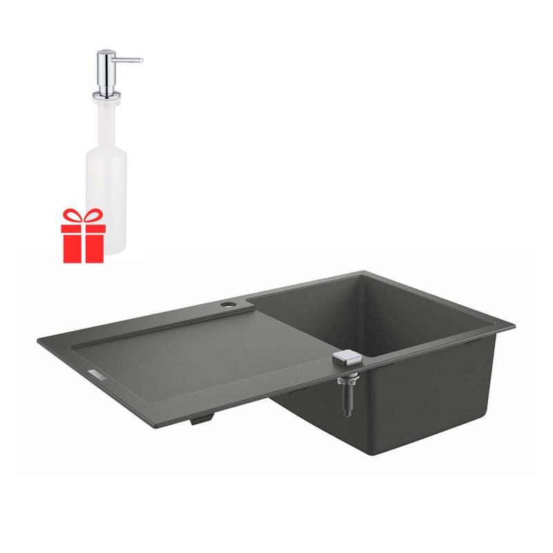 Набор Grohe EX Sink 31644AT0 гранитная мойка K500 860 x 500 мм + Grohe EX Contemporary 40536000 дозатор жидкого мыла
Набор Grohe EX Sink 31644AT0 гранитная мойка K500 860 x 500 мм + Grohe EX Contemporary 40536000 дозатор жидкого мыла