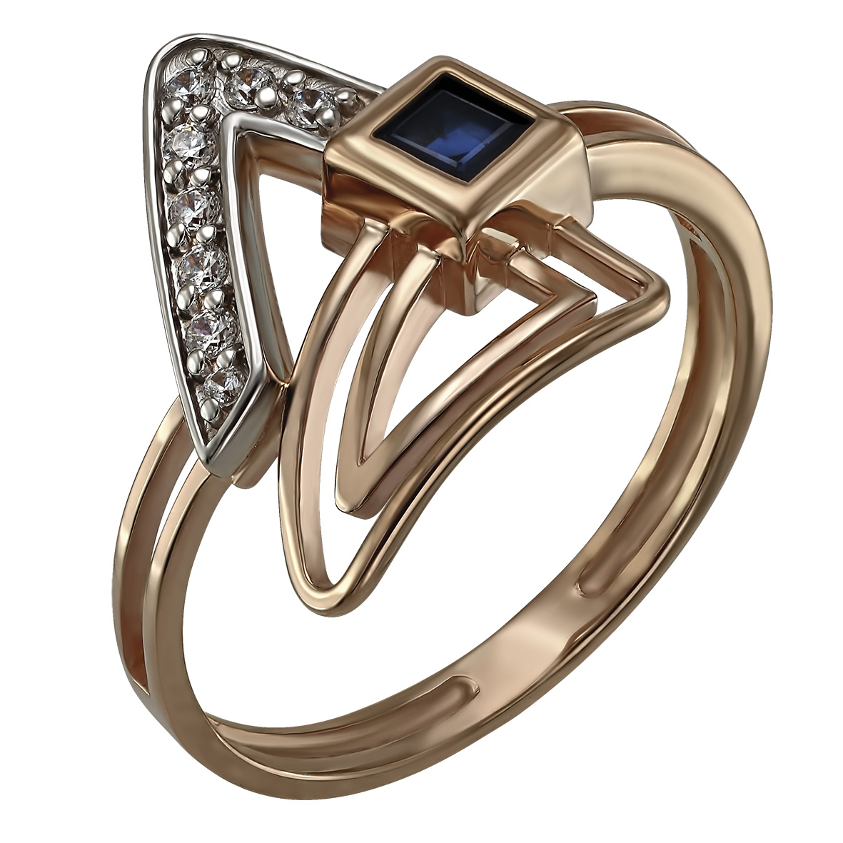 Золотое кольцо с сапфиром и фианитами Tango Jewellery Company 372751 размер 16.5
Золотое кольцо с сапфиром и фианитами Tango Jewellery Company 372751 размер 16.5