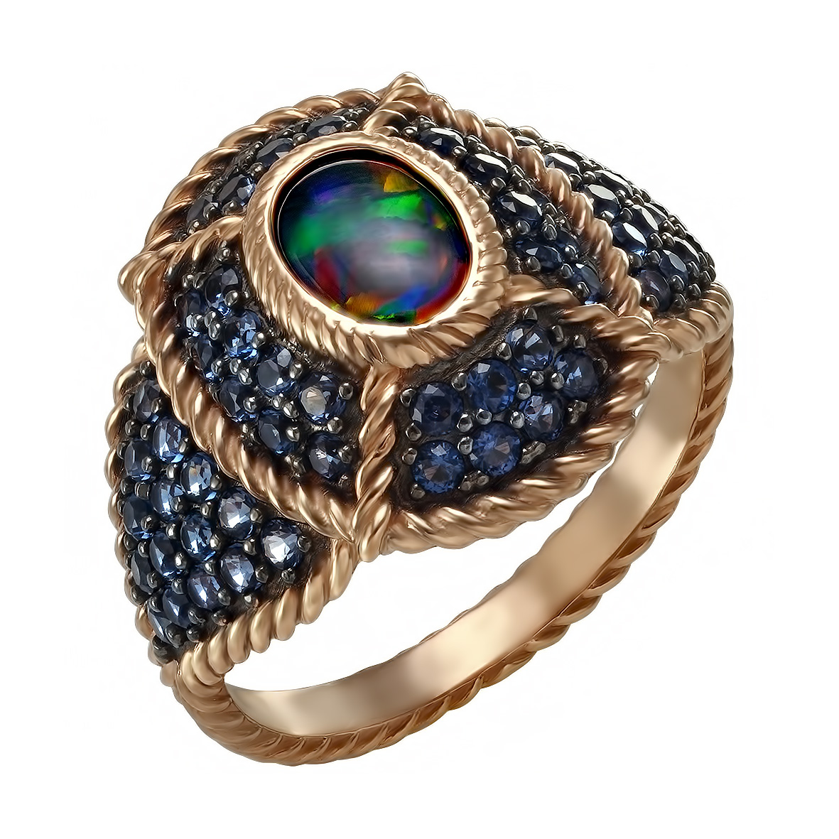 Золотое кольцо с опалом и нанокристаллами Tango Jewellery Company 3723737 размер 19
Золотое кольцо с опалом и нанокристаллами Tango Jewellery Company 3723737 размер 19