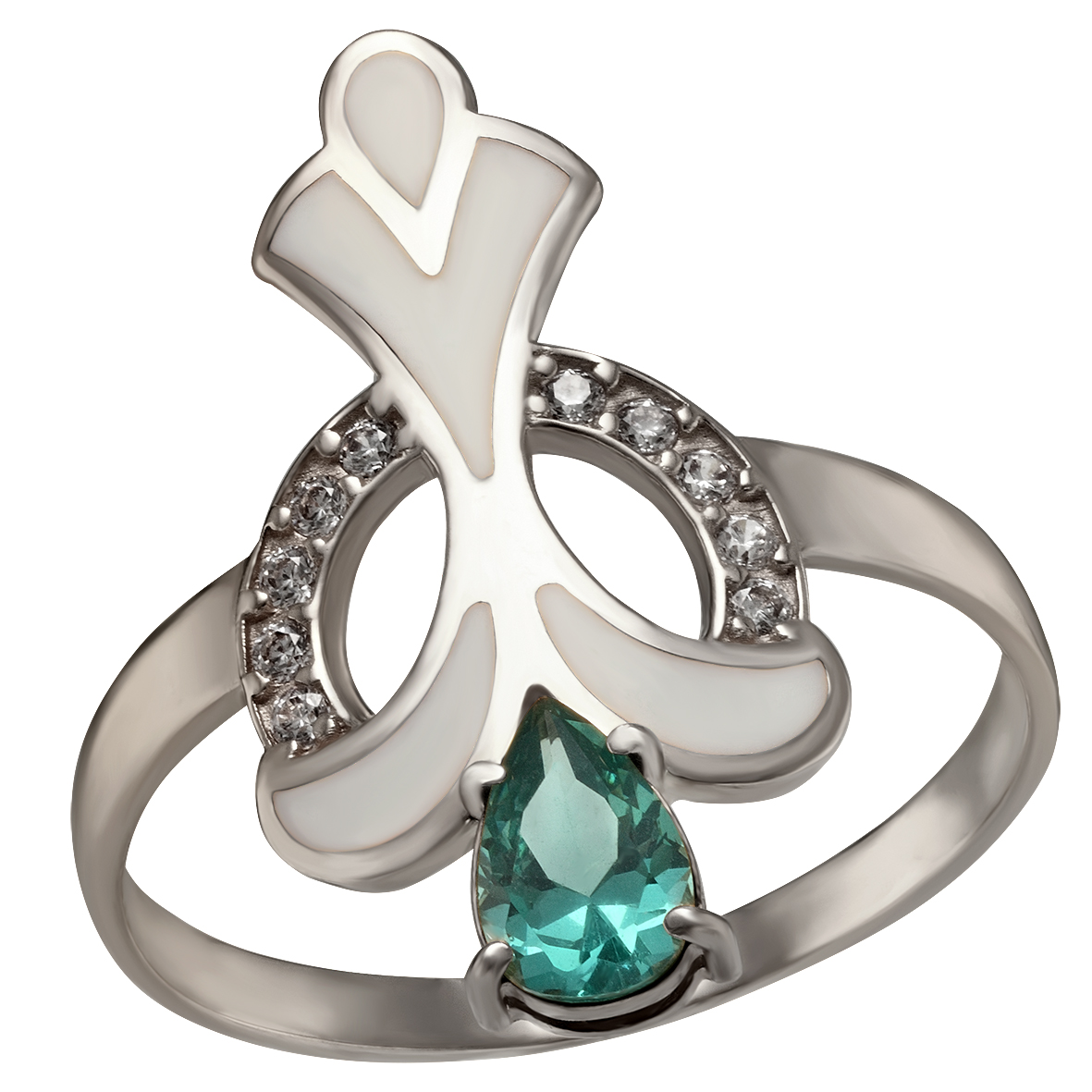 Серебряное кольцо с нанокристаллом, фианитами и эмалью Tango Jewellery Company 330675А размер 16
Серебряное кольцо с нанокристаллом, фианитами и эмалью Tango Jewellery Company 330675А размер 16