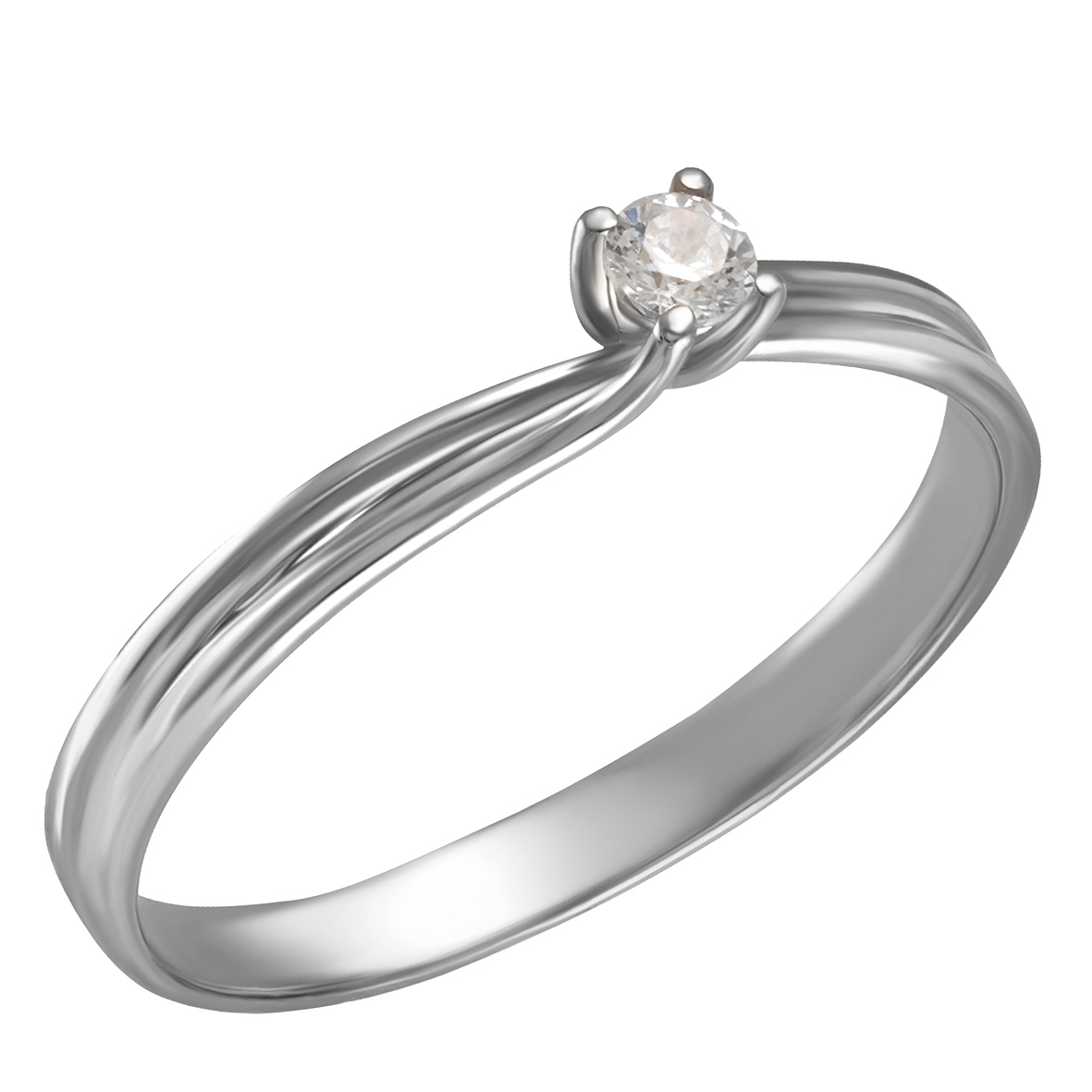 Кольцо в белом золоте с бриллиантом Tango Jewellery Company 740350В размер 16.5
Кольцо в белом золоте с бриллиантом Tango Jewellery Company 740350В размер 16.5