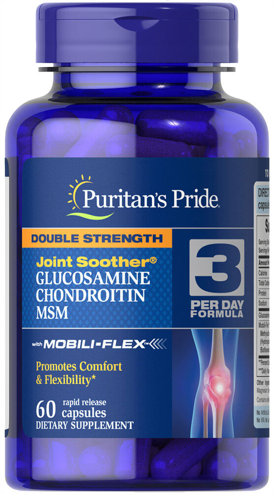Хондропротектор Puritan's Pride Double Strength Glucosamine 60 капсул (025077127856)
Хондропротектор Puritan's Pride Double Strength Glucosamine 60 капсул (025077127856)