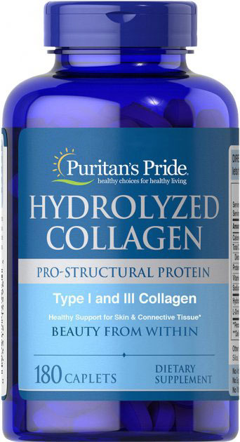 Натуральная добавка Puritan's Pride Hydrolyzed Collagen 1000 мг 180 таблеток (074312145964)
Натуральная добавка Puritan's Pride Hydrolyzed Collagen 1000 мг 180 таблеток (074312145964)