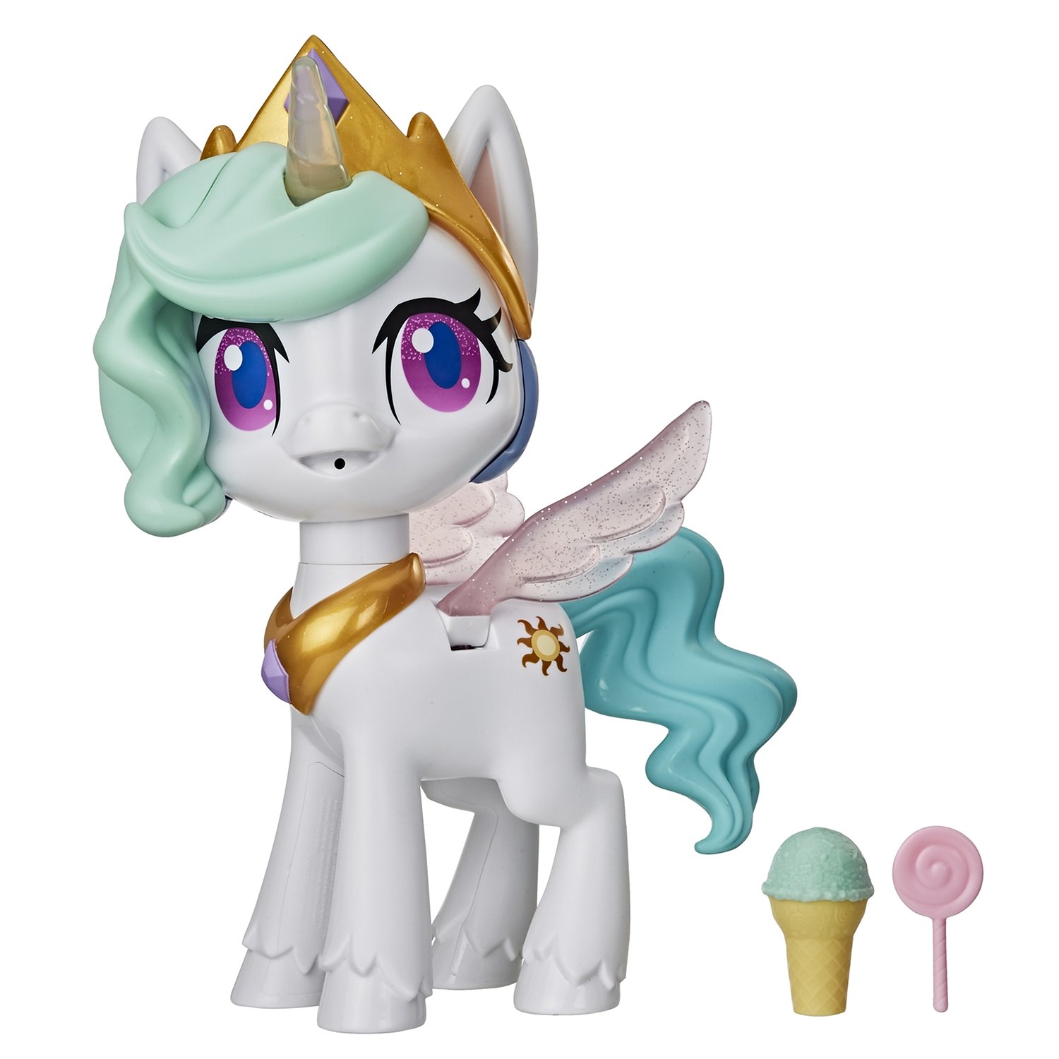 Интерактивная игрушка Hasbro My Little Pony Литл пони Волшебный поцелуй Принцесса Силестия с сюрпризами (E9107)
Интерактивная игрушка Hasbro My Little Pony Литл пони Волшебный поцелуй Принцесса Силестия с сюрпризами (E9107)