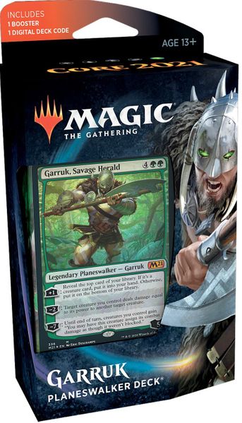 Настольная игра Wizards of the Coast Колода Planeswalker Garruk Core Set 2021 АНГЛ Magic The Gathering
Настольная игра Wizards of the Coast Колода Planeswalker Garruk Core Set 2021 АНГЛ Magic The Gathering