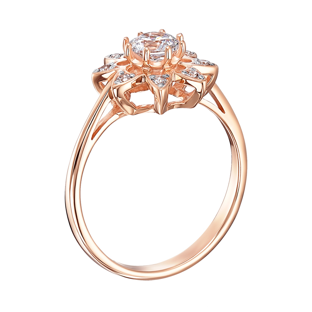 Кольцо из красного золота с фианитами S Zirconia и родированием 000137500 16 размера
Кольцо из красного золота с фианитами S Zirconia и родированием 000137500 16 размера
