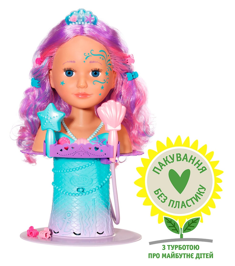Кукла-манекен Baby Born с автоматическим душем - Сестричка-Русалочка на присоске с аксессуарами (4001167830550)
Кукла-манекен Baby Born с автоматическим душем - Сестричка-Русалочка на присоске с аксессуарами (4001167830550)