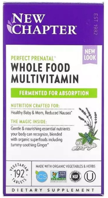 Мультивитамины для Беременных, Perfect Prenatal, New Chapter, 192 таблетки (727783003171)
Мультивитамины для Беременных, Perfect Prenatal, New Chapter, 192 таблетки (727783003171)