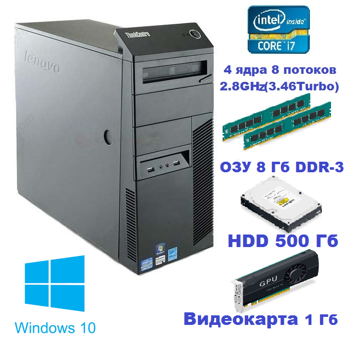 Б/У, Системный блок, компьютер, Intel Core i7 860, до 3.20 ГГц(X3450) 8 ГБ ОЗУ DDR3, HDD 500 ГБ, видео 1 ГБ
Б/У, Системный блок, компьютер, Intel Core i7 860, до 3.20 ГГц(X3450) 8 ГБ ОЗУ DDR3, HDD 500 ГБ, видео 1 ГБ