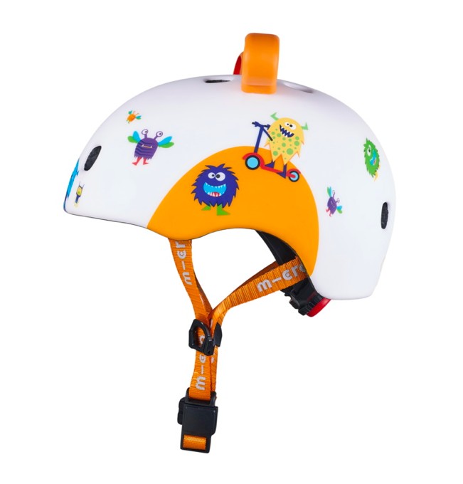 Шлем Micro Micro 3D Monsters LED М защитный шлем детский М размер 52-56 см монстры белый
Шлем Micro Micro 3D Monsters LED М защитный шлем детский М размер 52-56 см монстры белый