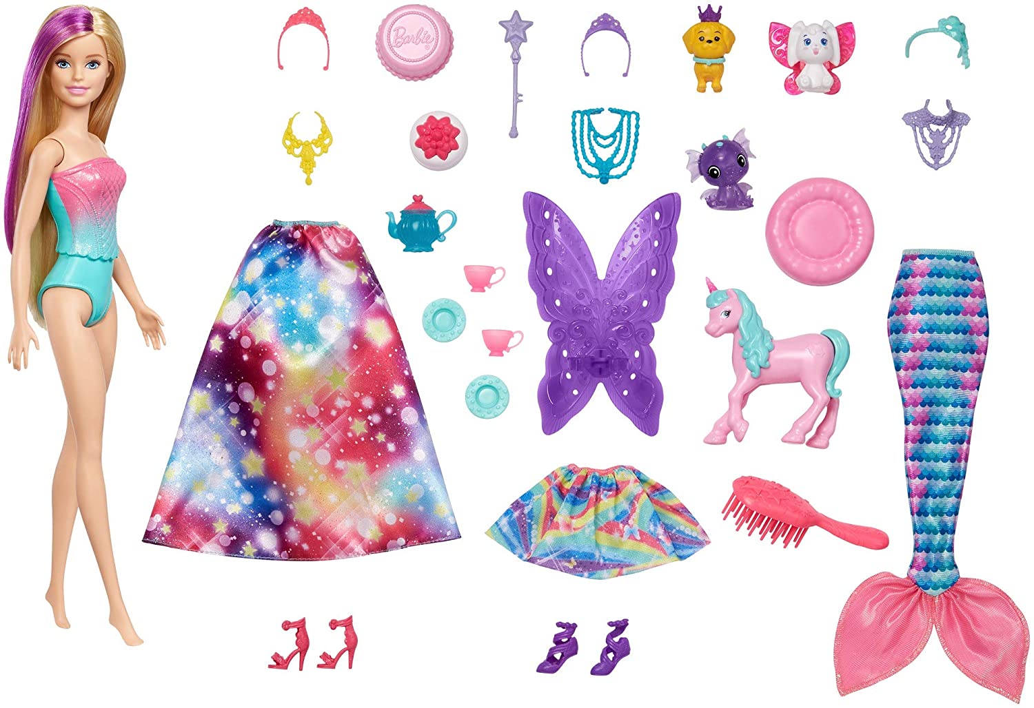 Кукла Барби Дримтопия Рождественский календарь Barbie Dreamtopia Advent Calendar (GJB72)
Кукла Барби Дримтопия Рождественский календарь Barbie Dreamtopia Advent Calendar (GJB72)