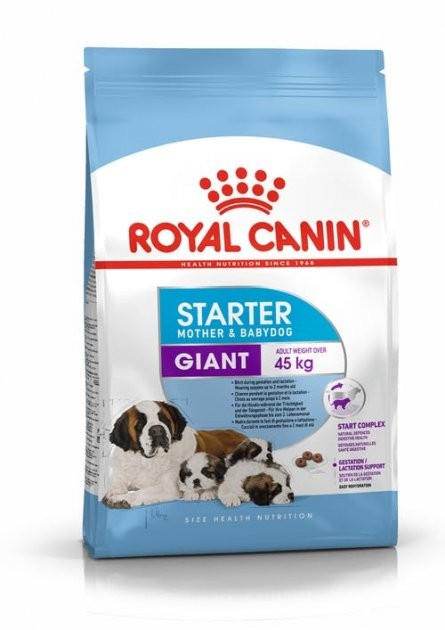 Сухой корм Royal Canin Giant Starter для щенков гигантских пород до 2 месяцев 4 кг (3182550778824)
Сухой корм Royal Canin Giant Starter для щенков гигантских пород до 2 месяцев 4 кг (3182550778824)