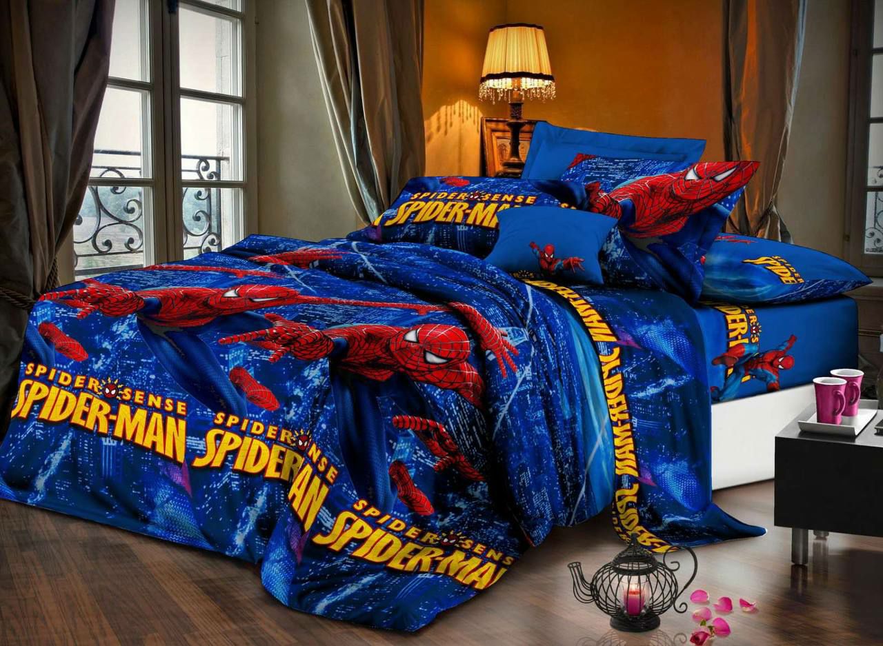 Комплект постільної білизни півторачка Classic Сатин Gold 145х200 Spider-Man №2 різнокольоровий
Комплект постільної білизни півторачка Classic Сатин Gold 145х200 Spider-Man №2 різнокольоровий