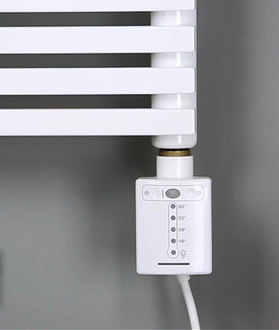 Тэн электрический в сушилку для полотенец Cini QS с регулятором 30-60C, сенсорным экраном, белый (white) 300 Вт
Тэн электрический в сушилку для полотенец Cini QS с регулятором 30-60C, сенсорным экраном, белый (white) 300 Вт