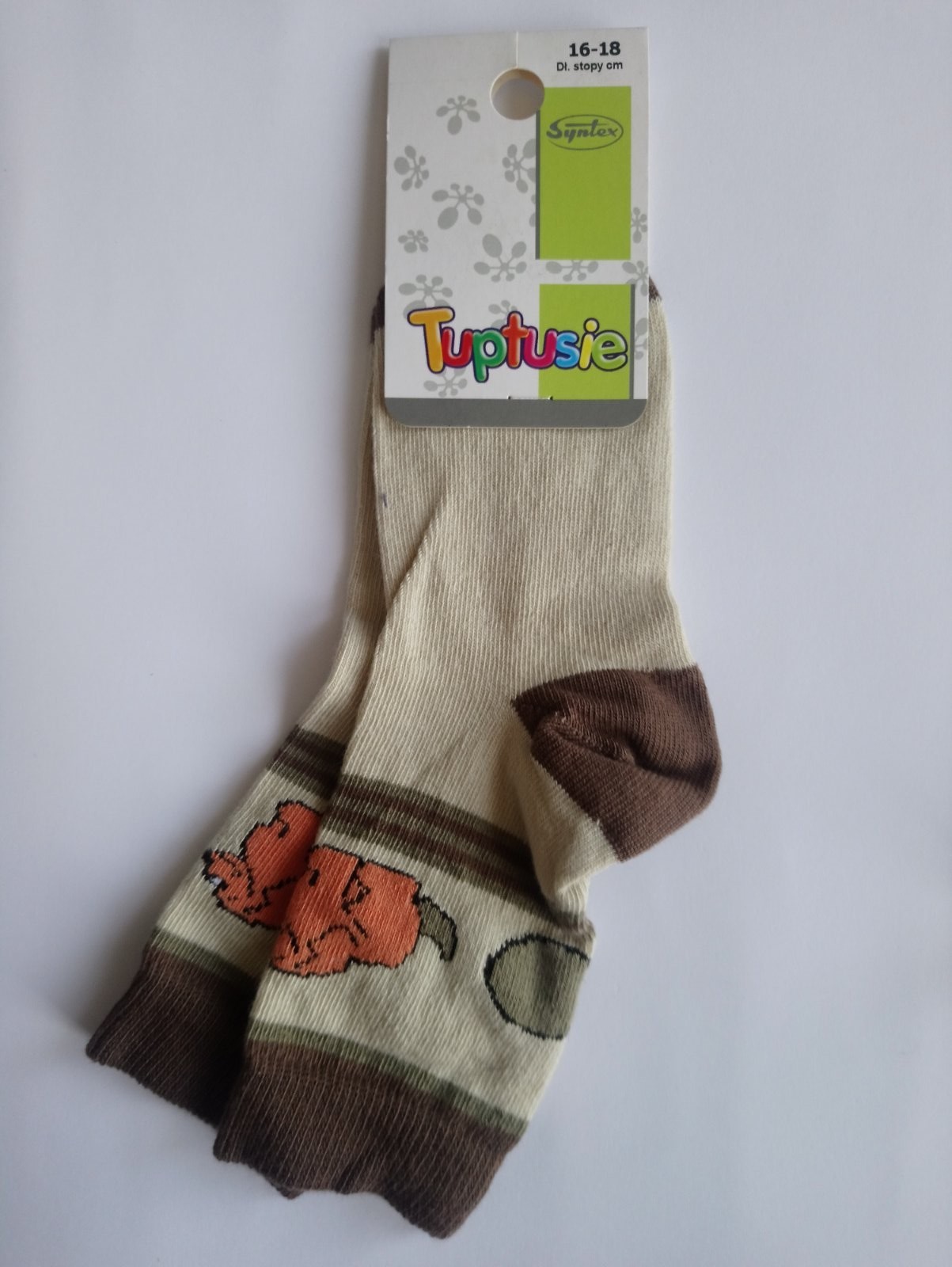 Шкарпетки дитячі з малюнком Tuptusie SYNTEX (пес 2) р. - (16-18 см, Шкарпетки дитячі з малюнком Tuptusie SYNTEX (пес 2) р. 25-28 (16-18 см)
Шкарпетки дитячі з малюнком Tuptusie SYNTEX (пес 2) р. - (16-18 см, Шкарпетки дитячі з малюнком Tuptusie SYNTEX (пес 2) р. 25-28 (16-18 см)