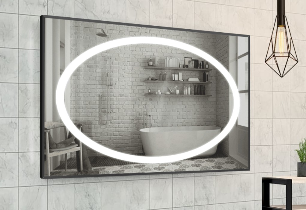 Зеркало в алюминиевой раме c LED подсветкой Smart Mirror сенсорное Carpi-R 90 x 90 см
Зеркало в алюминиевой раме c LED подсветкой Smart Mirror сенсорное Carpi-R 90 x 90 см