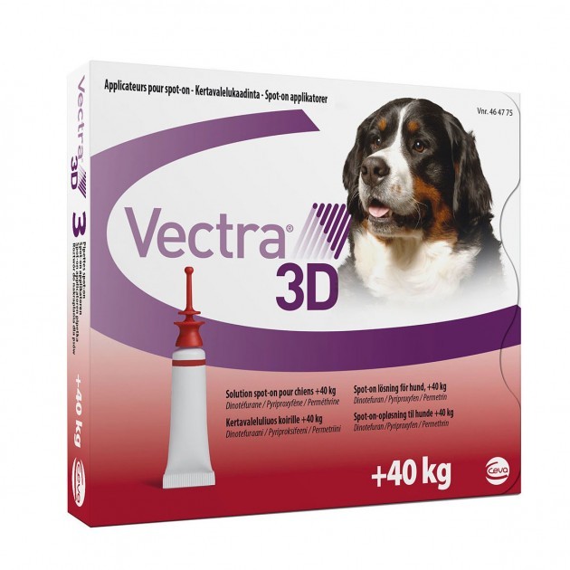 ВЕКТРА 3D капли от блох и клещей для собак и щенков от 40-65 кг VECTRA 3D Ceva 1 пипетка
ВЕКТРА 3D капли от блох и клещей для собак и щенков от 40-65 кг VECTRA 3D Ceva 1 пипетка