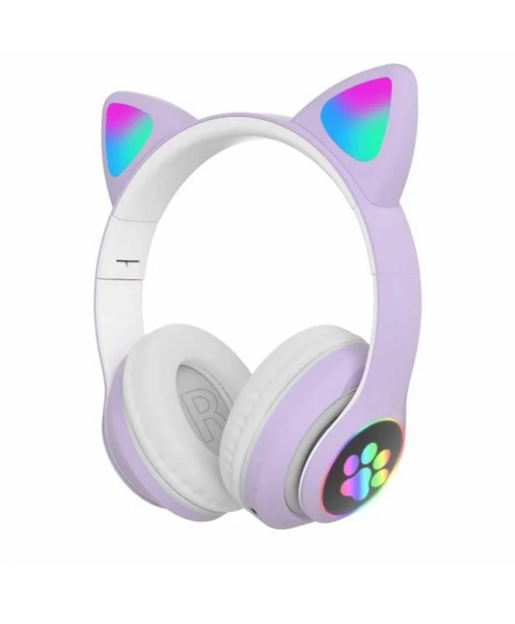 Беспроводные Bluetooth наушники с ушками с LED подсветкой AKS-28 Фиолет 11969
Беспроводные Bluetooth наушники с ушками с LED подсветкой AKS-28 Фиолет 11969