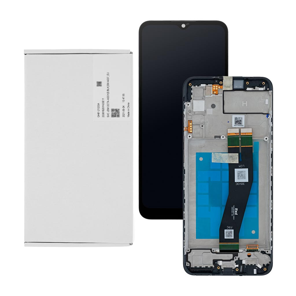 Дисплей Samsung A037 Galaxy A03s, GH81-21233A, с тачскрином, с рамкой, Service Pack Original
Дисплей Samsung A037 Galaxy A03s, GH81-21233A, с тачскрином, с рамкой, Service Pack Original