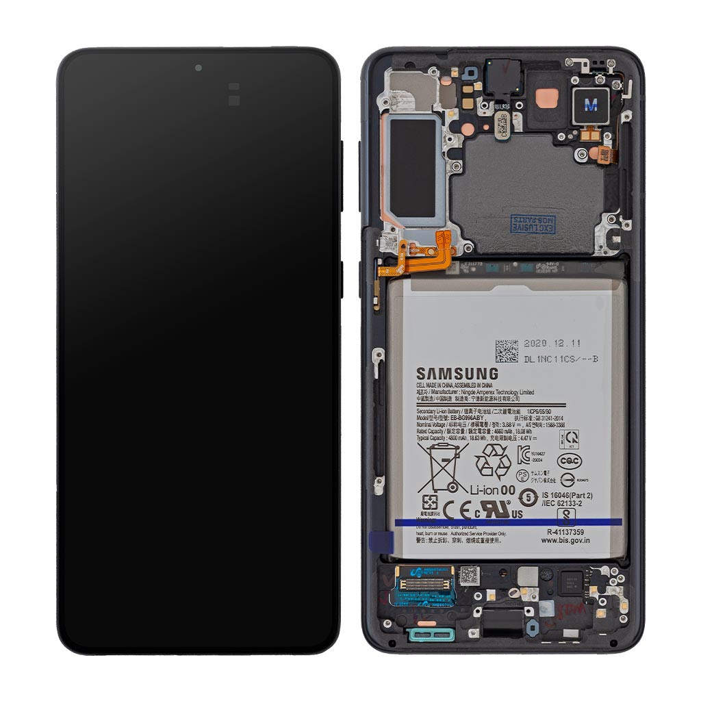 Дисплей Samsung G996 Galaxy S21 Plus, с тачскрином, рамкой, аккумулятором, Original PRC, Phantom Black
Дисплей Samsung G996 Galaxy S21 Plus, с тачскрином, рамкой, аккумулятором, Original PRC, Phantom Black