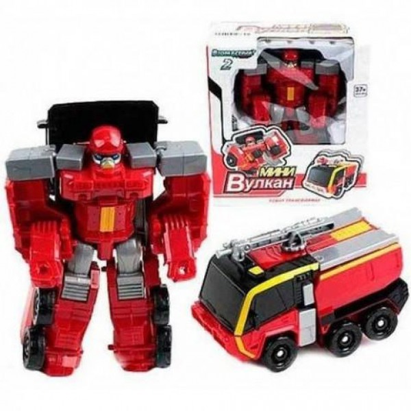 Трансформер Star Toys Тобот Мини Вулкан (2 серия) 888-1-10 пожарная машина красный
Трансформер Star Toys Тобот Мини Вулкан (2 серия) 888-1-10 пожарная машина красный