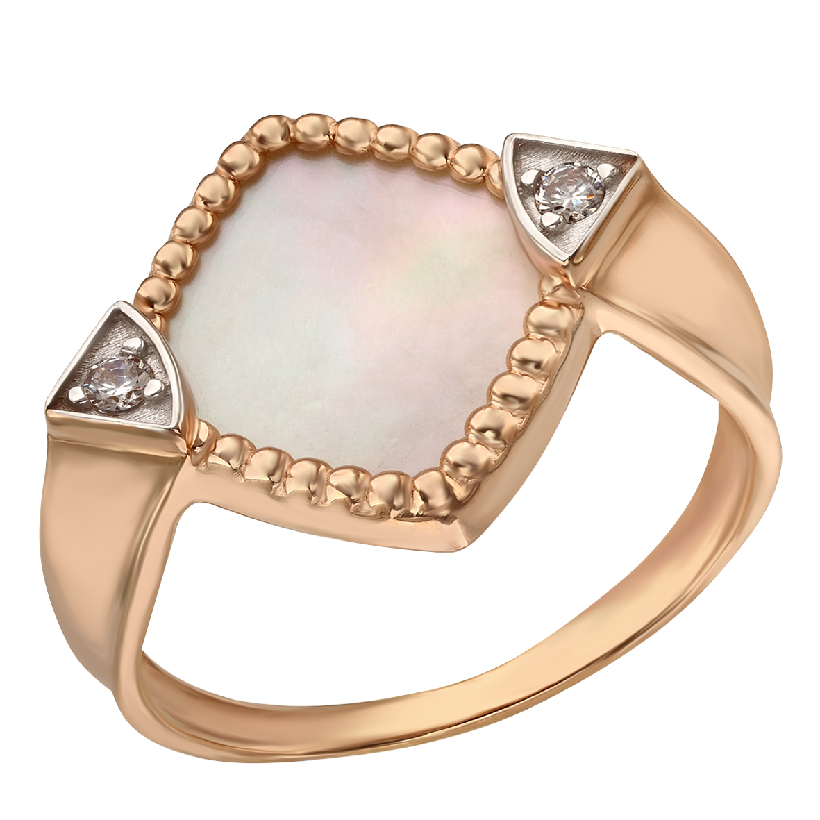 Золотое кольцо с агатом (ониксом)/перламутром и фианитами Tango Jewellery Company 369643 размер 17.5
Золотое кольцо с агатом (ониксом)/перламутром и фианитами Tango Jewellery Company 369643 размер 17.5