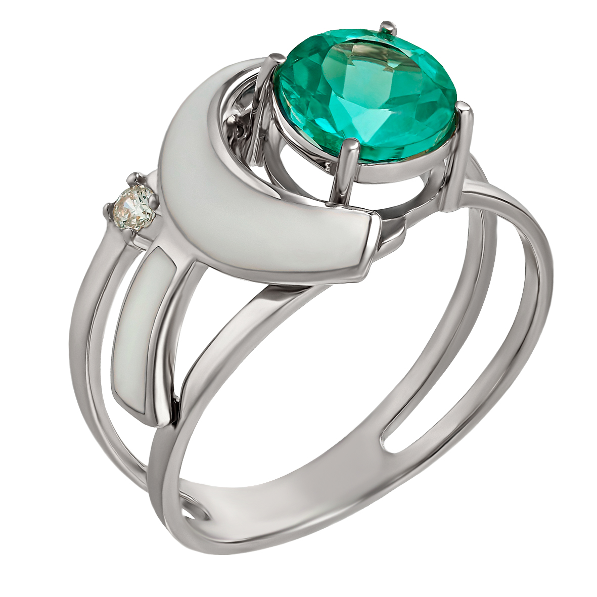 Серебряное кольцо с нанокристаллом, фианитом и эмалью Tango Jewellery Company 330077А размер 18
Серебряное кольцо с нанокристаллом, фианитом и эмалью Tango Jewellery Company 330077А размер 18