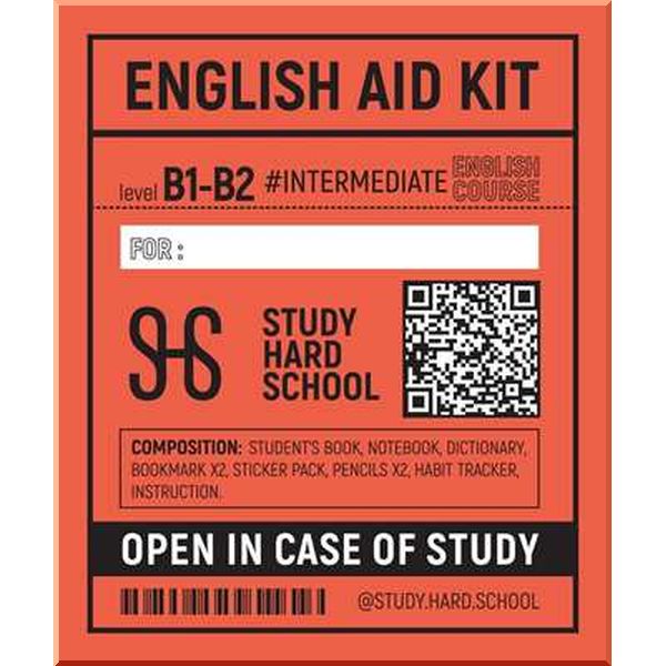 English Aid Kit B1-B2 Intermediate/Upper-Intermediate (UA). Study Hard Books. ISBN:2009837601075
English Aid Kit B1-B2 Intermediate/Upper-Intermediate (UA). Study Hard Books. ISBN:2009837601075
