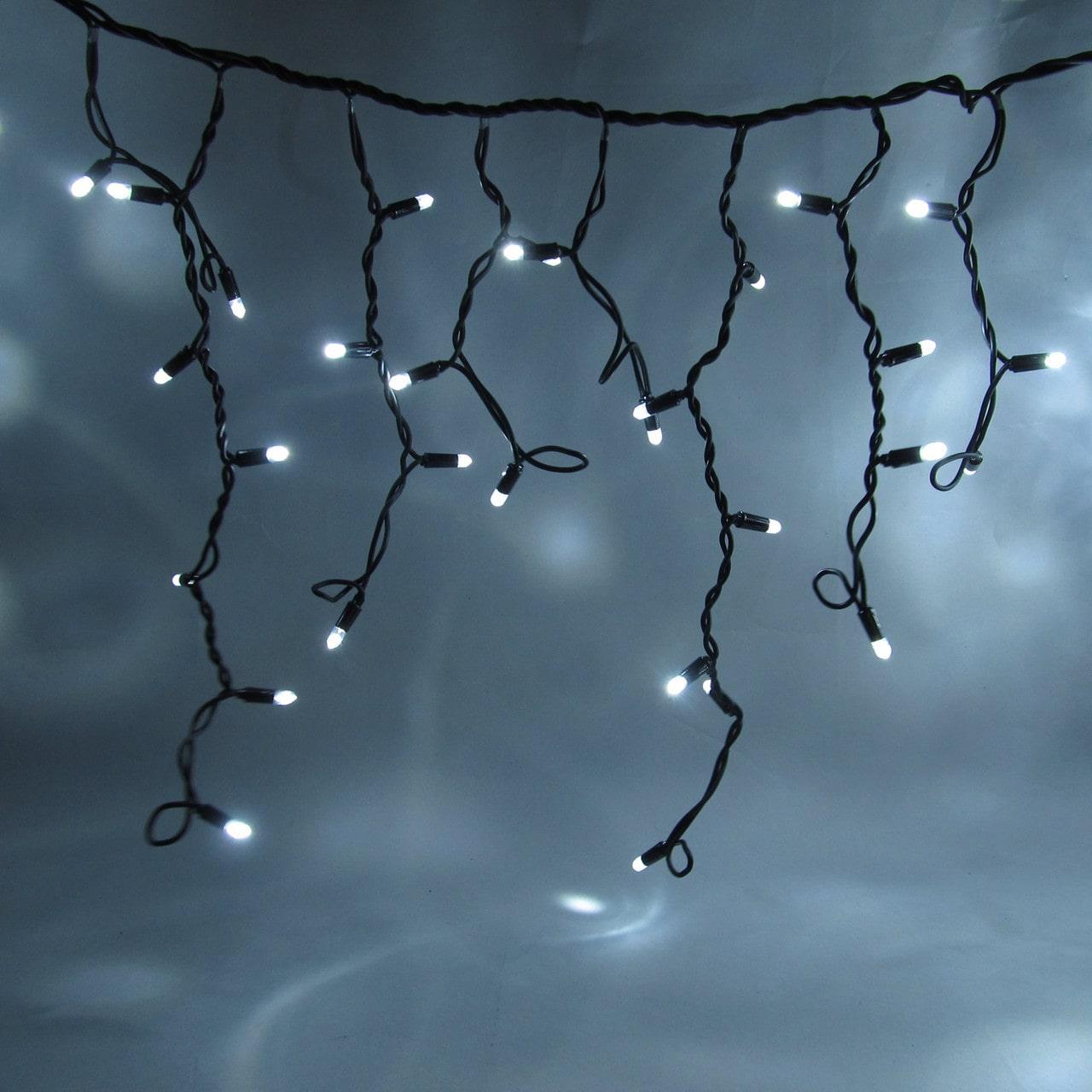 Уличная Cветодиодная гирлянда Бахрома (B0013) "Icicle" 5 метров Белая, 100 LED черный провод
Уличная Cветодиодная гирлянда Бахрома (B0013) "Icicle" 5 метров Белая, 100 LED черный провод