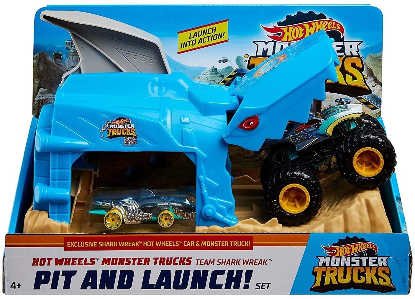 Трек Хот Вілс Пусковий гараж Акула Hot Wheels Monster Truck Pit and Launch Playsets
Трек Хот Вілс Пусковий гараж Акула Hot Wheels Monster Truck Pit and Launch Playsets