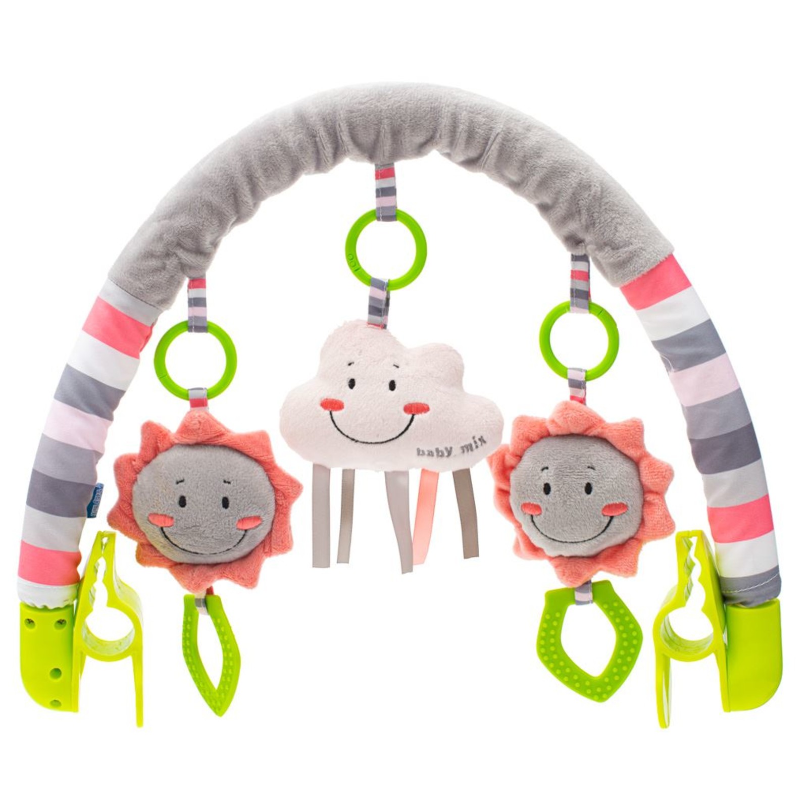 Дуга для коляски Baby Mix TE-8649-92 Облачко Разноцветный с 3 съемными игрушками
Дуга для коляски Baby Mix TE-8649-92 Облачко Разноцветный с 3 съемными игрушками