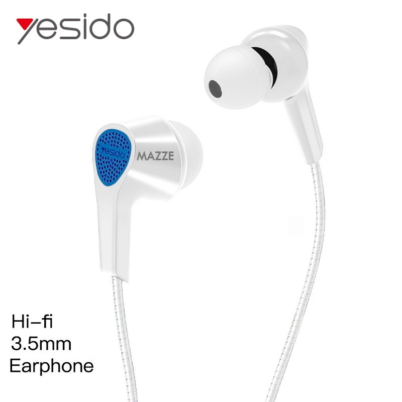 Проводные Вакуумные Наушники с Микрофоном (1.2м) 3.5mm jack Стерео Гарнитура Для Телефона Смартфона Ноутбука Yesido YH-25 White
Проводные Вакуумные Наушники с Микрофоном (1.2м) 3.5mm jack Стерео Гарнитура Для Телефона Смартфона Ноутбука Yesido YH-25 White