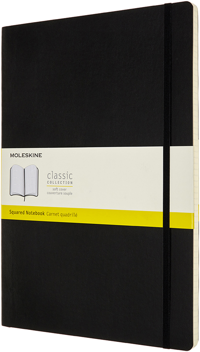 Записная книга Moleskine Classic 21 x 29.7 см в клетку Черная мягкая обложка (8053853602879)
Записная книга Moleskine Classic 21 x 29.7 см в клетку Черная мягкая обложка (8053853602879)