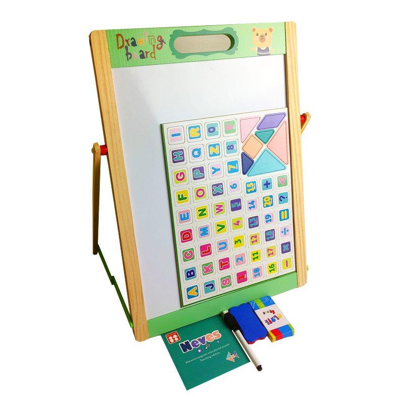 Развивающий мольберт MD 2273 деревянный (Зеленый)
Развивающий мольберт MD 2273 деревянный (Зеленый)