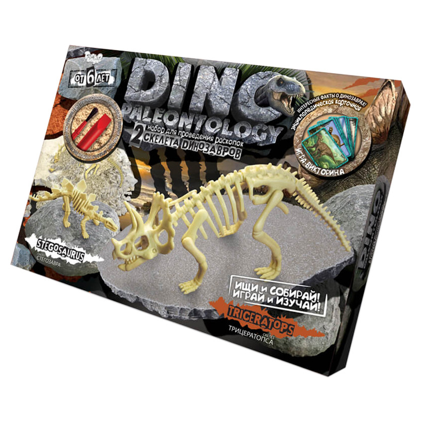Игровой набор для проведения раскопок DP-01 DINO PALEONTOLOGY в коробке (Трицератопс)
Игровой набор для проведения раскопок DP-01 DINO PALEONTOLOGY в коробке (Трицератопс)