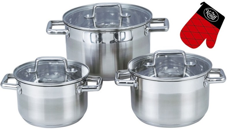 Набір каструль 6 пр. Krauff (26-238-002)
Набір каструль 6 пр. Krauff (26-238-002)