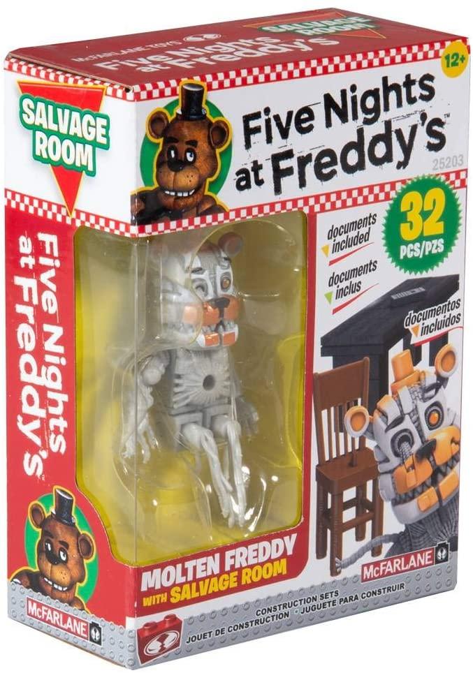 Конструктор пять ночей с Фредди. Комната утиля. McFarlane Toys Five Nights at Freddy’s Salvage Room
Конструктор пять ночей с Фредди. Комната утиля. McFarlane Toys Five Nights at Freddy’s Salvage Room