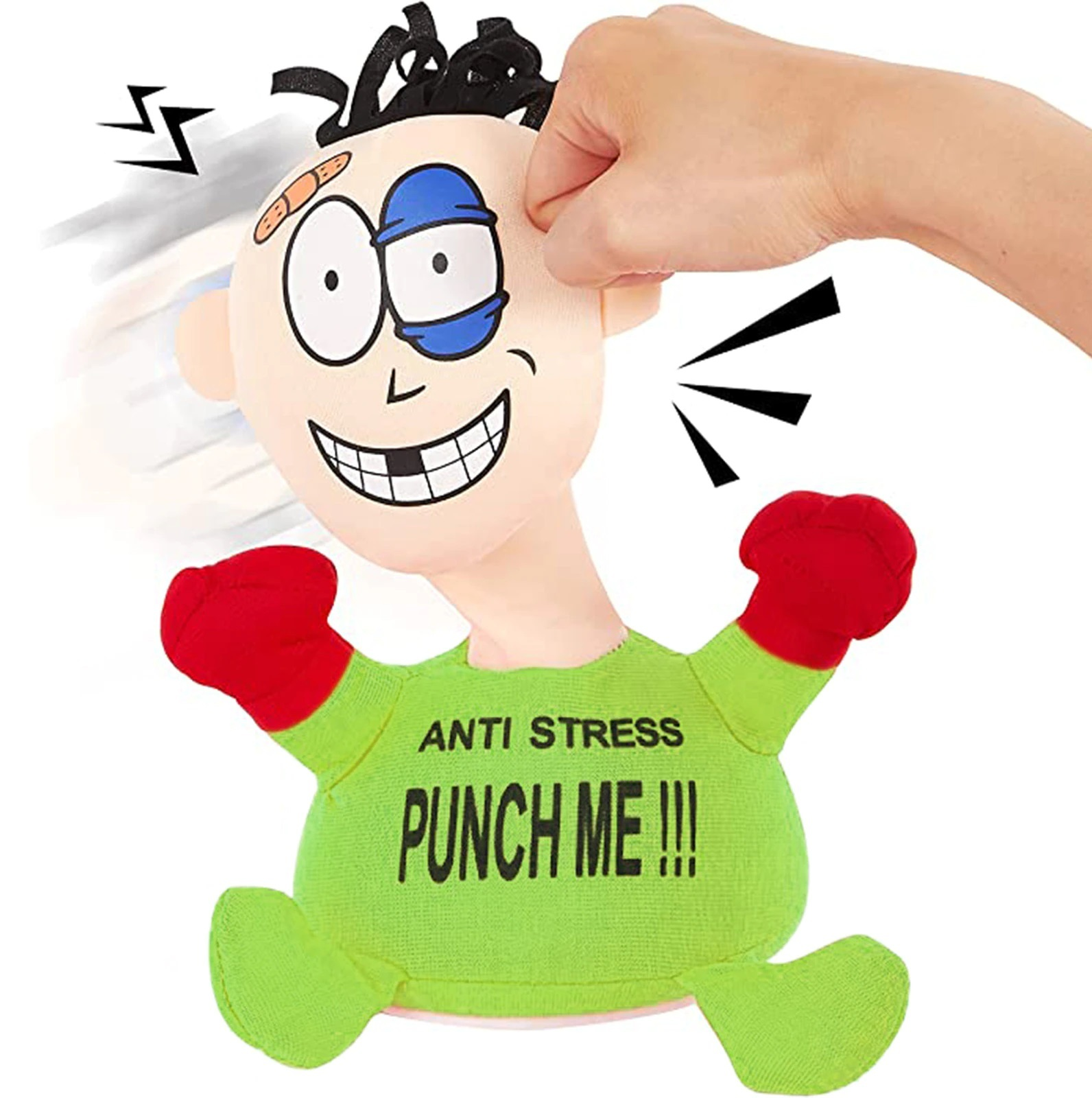 Интерактивная игрушка-антистресс PUNCH ME «Ударь меня» с звуковым сопровождением 27 см на присосках Зеленая
Интерактивная игрушка-антистресс PUNCH ME «Ударь меня» с звуковым сопровождением 27 см на присосках Зеленая