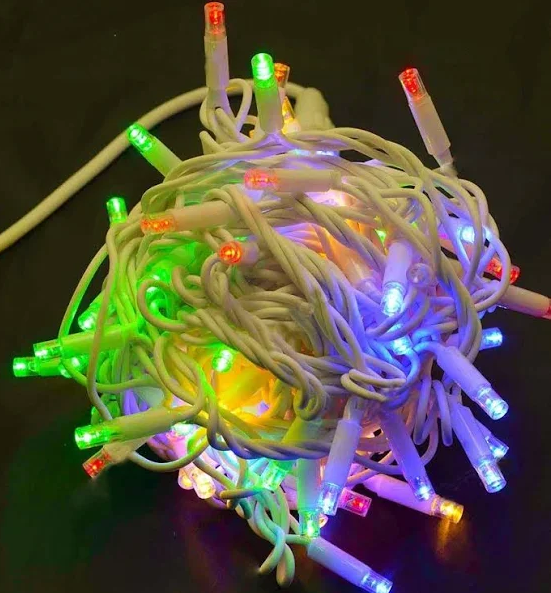 Уличная 100 LED, 10м, белый каучук 3,3мм, цветная 1432-54
Уличная 100 LED, 10м, белый каучук 3,3мм, цветная 1432-54