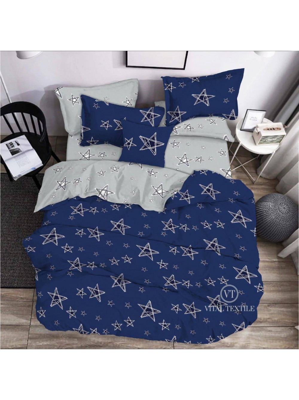 Двухспальный комплект постельного белья Vital - Textile Бязь Голд Люкс 180х220 см (BL2-386)
Двухспальный комплект постельного белья Vital - Textile Бязь Голд Люкс 180х220 см (BL2-386)