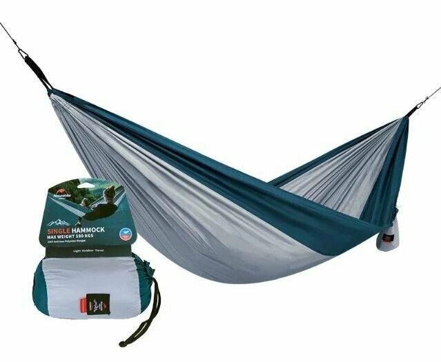 Гамак одномісний Naturehike Single Super light NH17D012-C, 340T polyester, сірий
Гамак одномісний Naturehike Single Super light NH17D012-C, 340T polyester, сірий