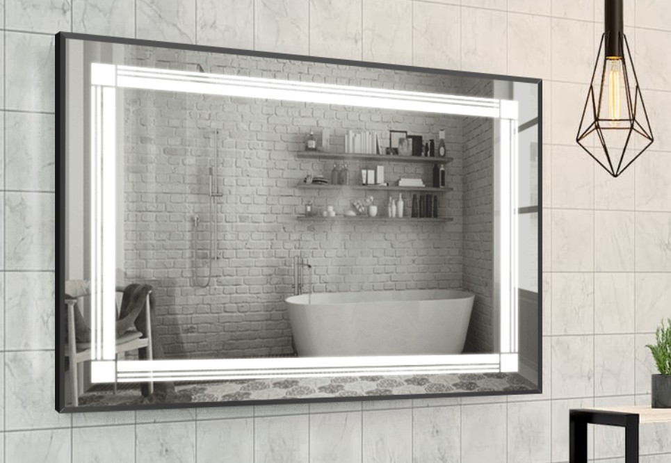 Зеркало в алюминиевой раме c LED подсветкой Smart Mirror сенсорное Cosenza-R 50 x 40 см Прямоугольное
Зеркало в алюминиевой раме c LED подсветкой Smart Mirror сенсорное Cosenza-R 50 x 40 см Прямоугольное