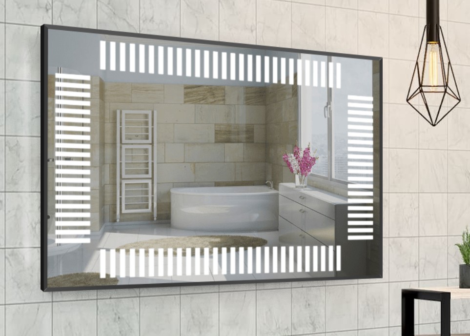Зеркало в алюминиевой раме c LED подсветкой Smart Mirror сенсорное Ferrara-R 100 x 100 см
Зеркало в алюминиевой раме c LED подсветкой Smart Mirror сенсорное Ferrara-R 100 x 100 см