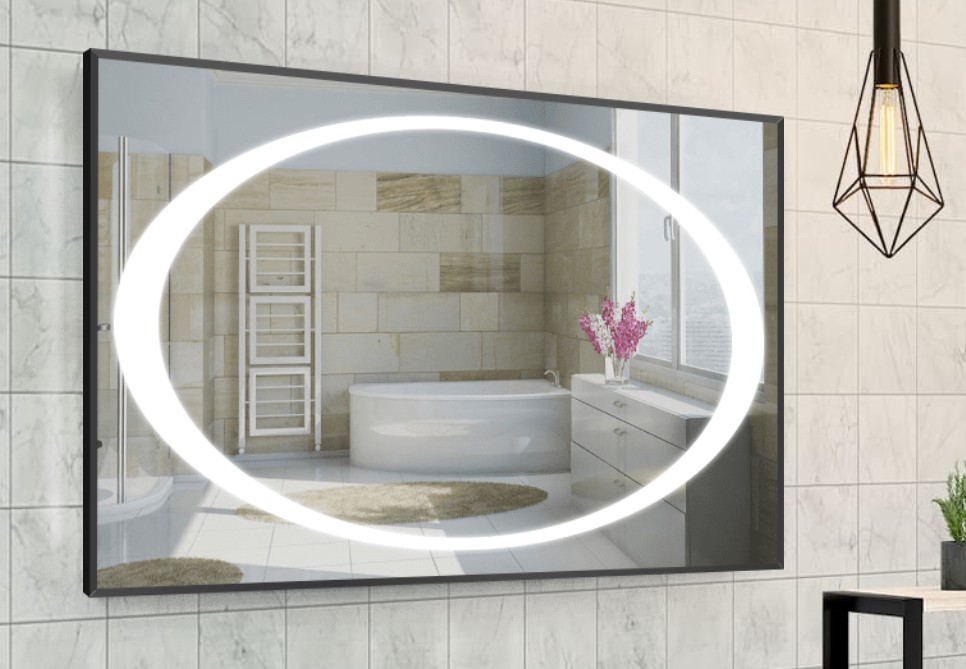 Зеркало в алюминиевой раме c LED подсветкой Smart Mirror сенсорное Crotone-R 60 x 100 см Прямоугольное
Зеркало в алюминиевой раме c LED подсветкой Smart Mirror сенсорное Crotone-R 60 x 100 см Прямоугольное