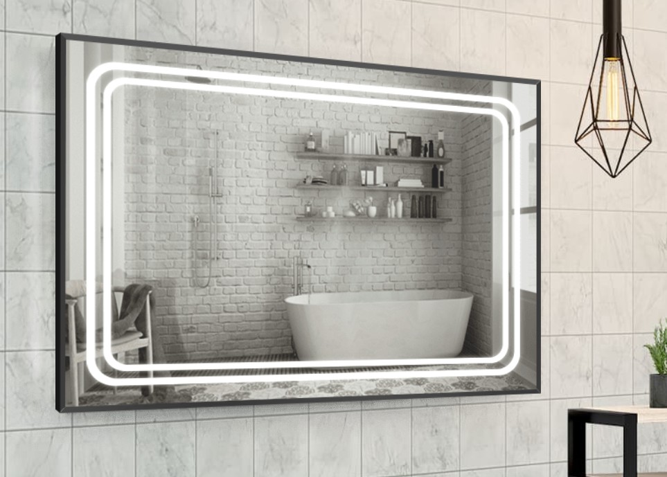 Зеркало в алюминиевой раме c LED подсветкой Smart Mirror сенсорное Fano-R 100 x 140 см Прямоугольное
Зеркало в алюминиевой раме c LED подсветкой Smart Mirror сенсорное Fano-R 100 x 140 см Прямоугольное