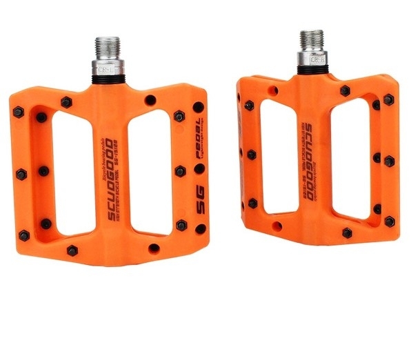 Педали MTB ScudGood нейлон с металл. шипами на пром. подшипн. (оранжевый ) PED-150
Педали MTB ScudGood нейлон с металл. шипами на пром. подшипн. (оранжевый ) PED-150