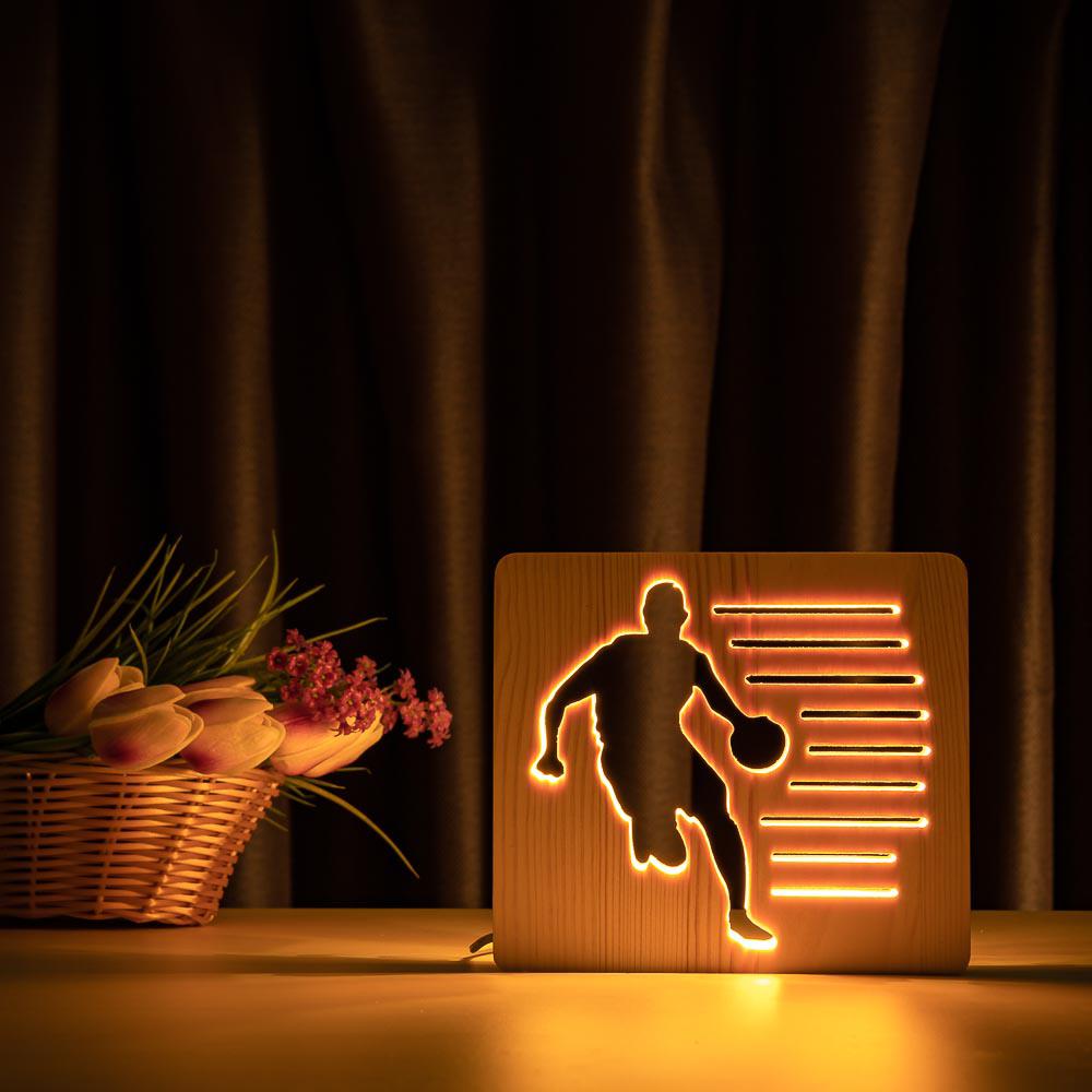 Светильник ночник ArtEco Light из дерева LED "Баскетболист с мячом" с пультом и регулировкой света, цвет теплый белый
Светильник ночник ArtEco Light из дерева LED "Баскетболист с мячом" с пультом и регулировкой света, цвет теплый белый