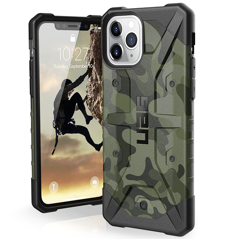 Ударопрочный чехол UAG Pathfinder камуфляж для Apple iPhone 11 Pro (5.8") зеленый
Ударопрочный чехол UAG Pathfinder камуфляж для Apple iPhone 11 Pro (5.8") зеленый